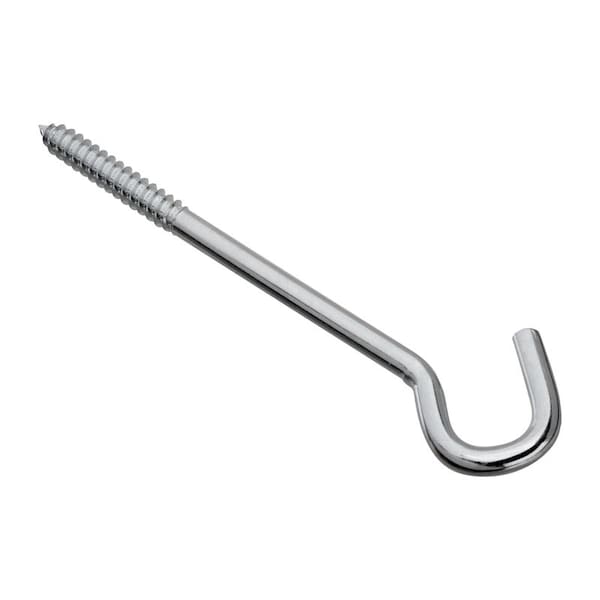 National Hardware National Hardware Zinc-Plated Silver Steel 8 in. L Screw Hook 150 lb 1 pk N220-897 - main